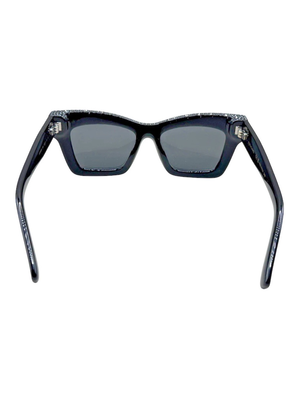 Salvatore Ferragamo Black Swarovski Crystal-Studded Sunglasses (NEW IN BOX) - Picture 7 of 10